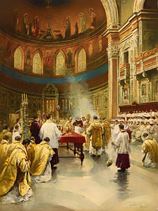224x300 Catholic Mass Paintings Fine Art America - Catholic Mass Painting