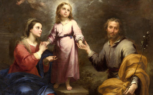 500x312 Holy Family Of Jesus Christ - Catholic Painting