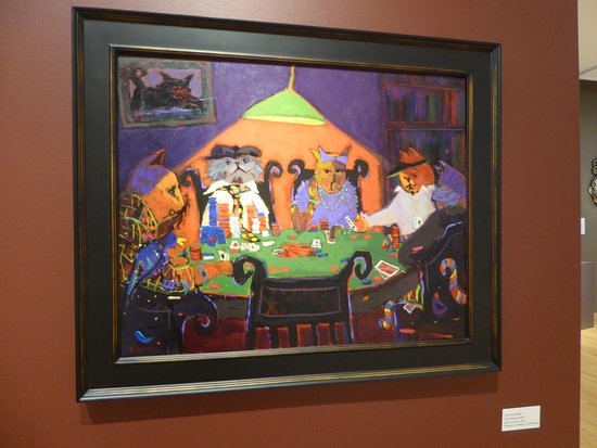 550x413 Cats Playing Poker - Cats Playing Poker Painting