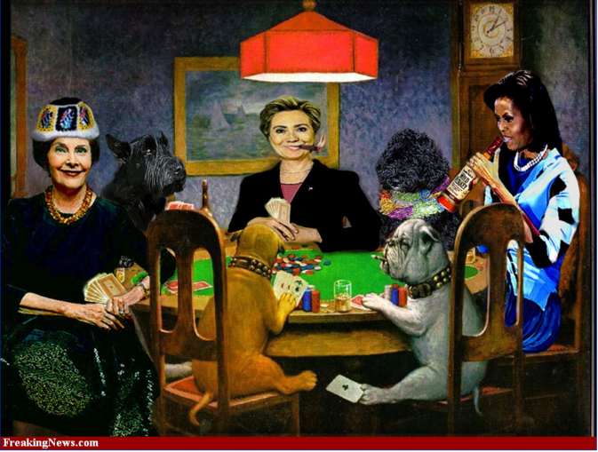 673x509 Celebrities Playing Poker - Cats Playing Poker Painting