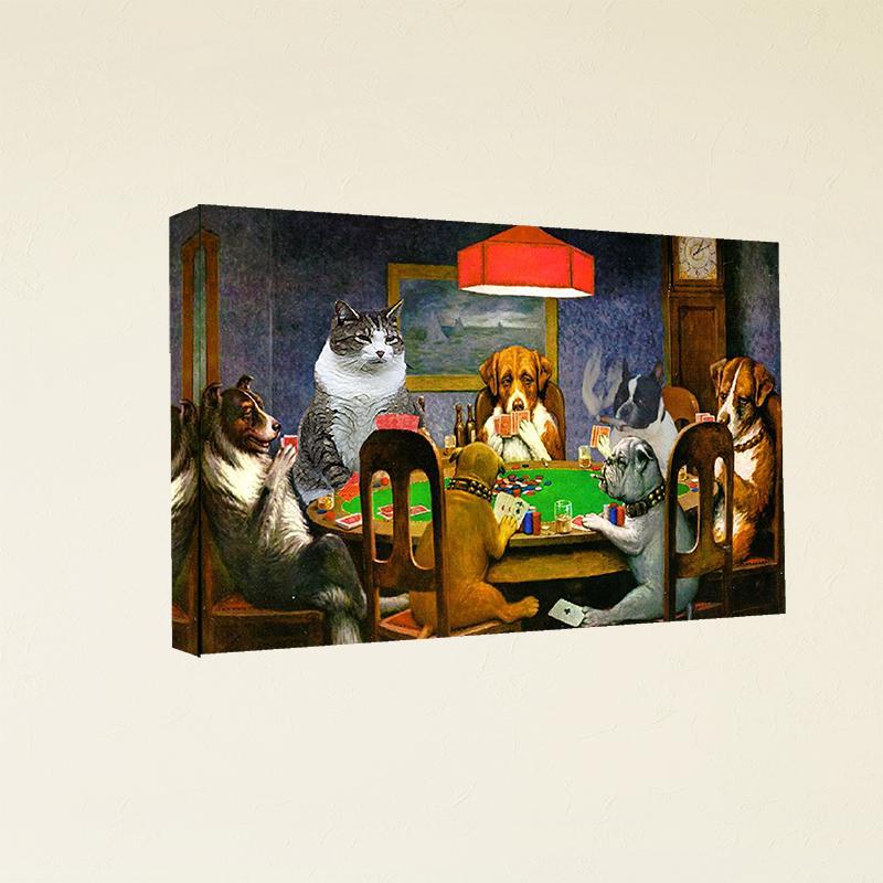 Cats Playing Poker Painting at Explore collection