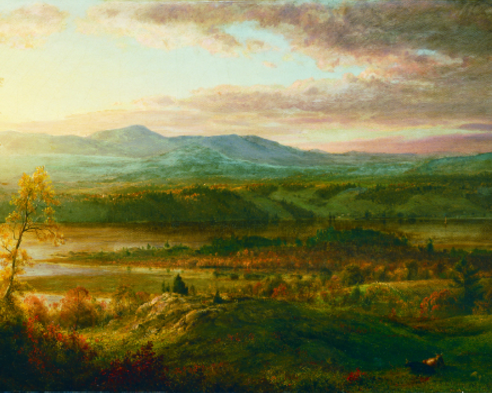 960x768 Catskill Mountains From The Home Of The Artist 8x10 - Catskill Mountains Painting