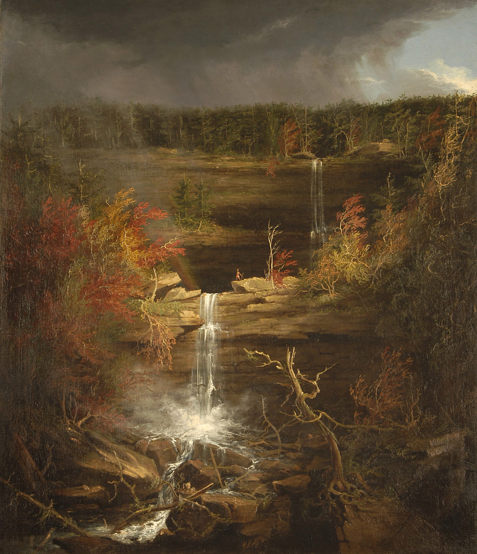 1846x2146 Kaaterskill Falls - Catskill Mountains Painting
