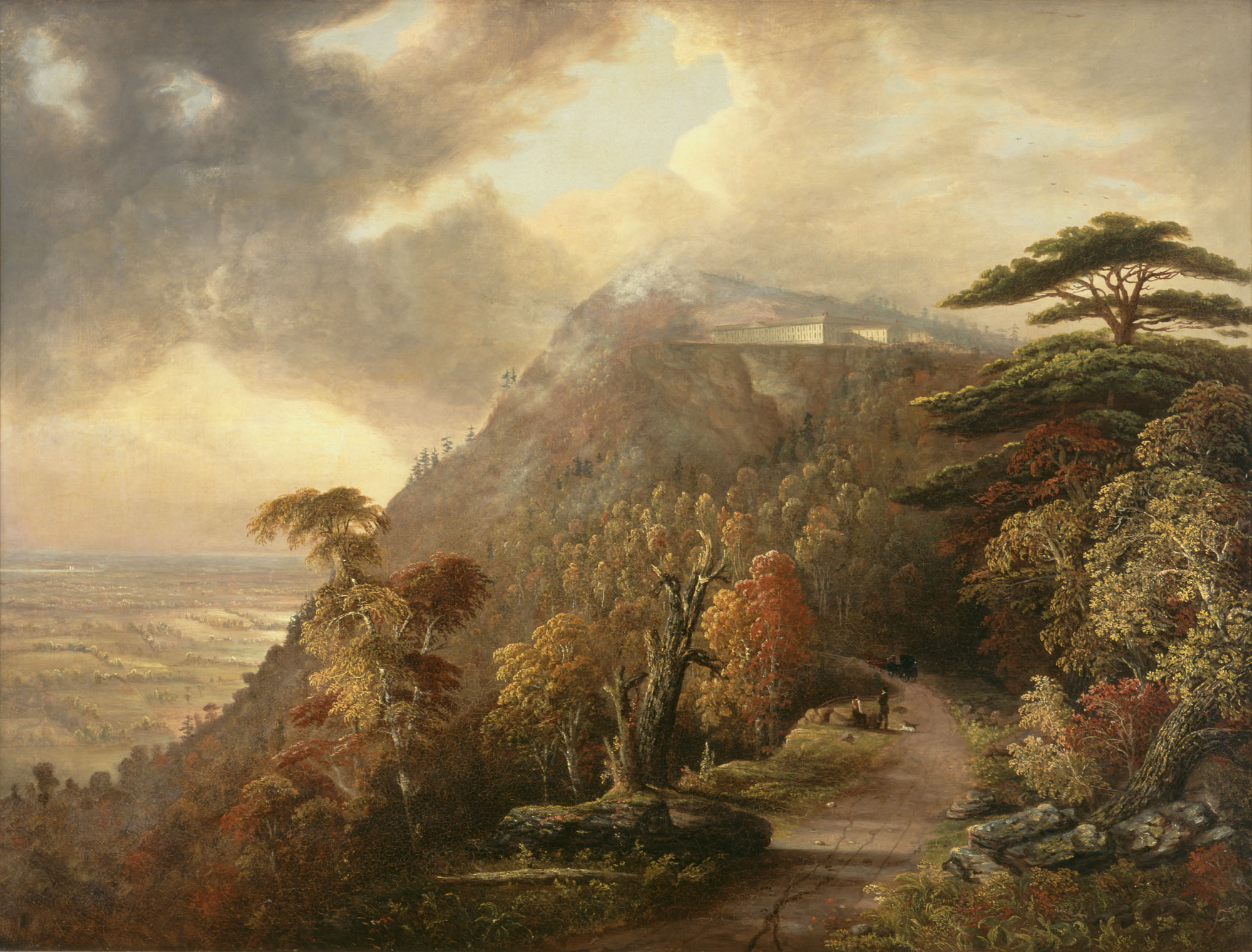 2000x1521 The Tourist's Gaze - Catskill Mountains Painting