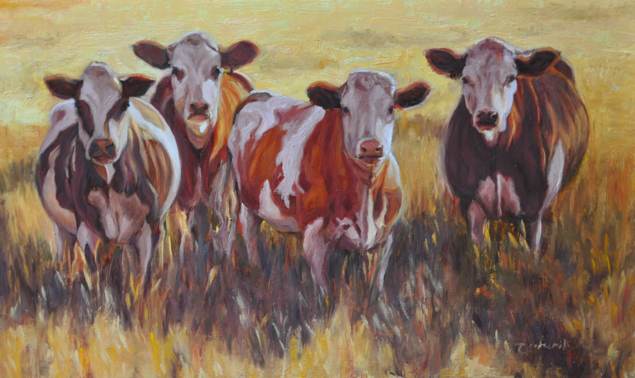 1260x750 Cow Painting My Painted Life - Cattle Painting