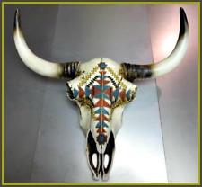 225x208 Painted Cow Skulls Ebay - Cattle Skull Painting