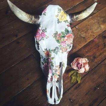 354x354 Cow Skull Wall Decor Resin Bull Skull Wall Decor Local Shop Wall - Cattle Skull Painting