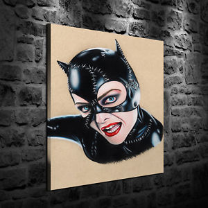 300x300 Hd Printed Oil Painting Decor Art On Canvas Catwoman 12x16inch - Catwoman Painting