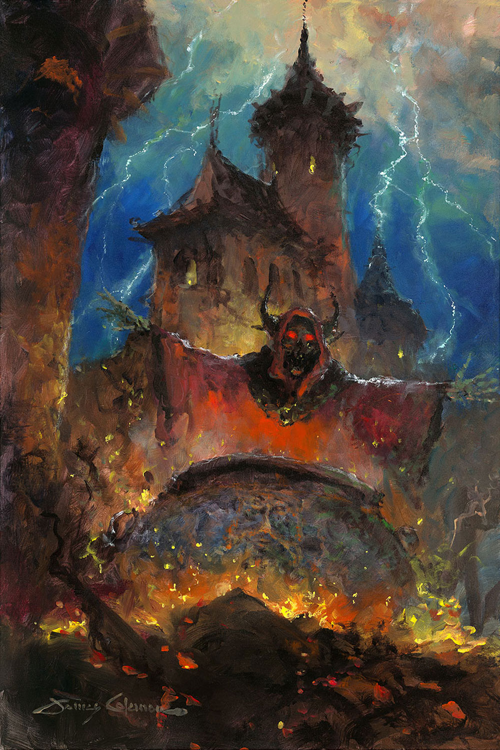 1000x1500 James Coleman The Black Cauldron - Cauldron Painting