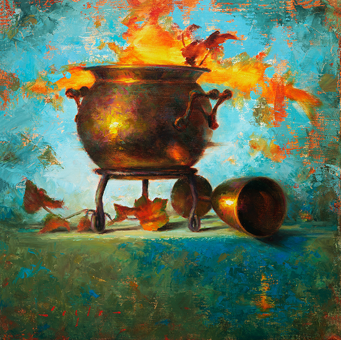 684x682 Taylor, Katherine - Cauldron Painting