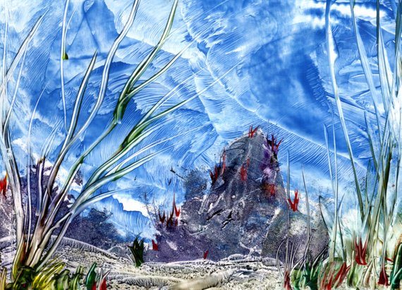 570x411 En Caustic Art Fantasy Underwater Scape Would Make Great - Caustic Painting