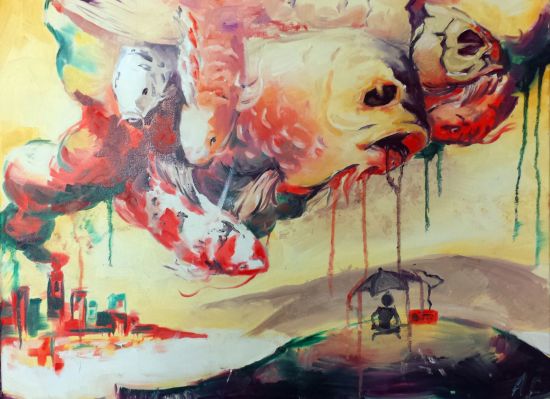 550x399 The 4th Youth World Cup Live Painting Competition Toxic - Caustic Painting