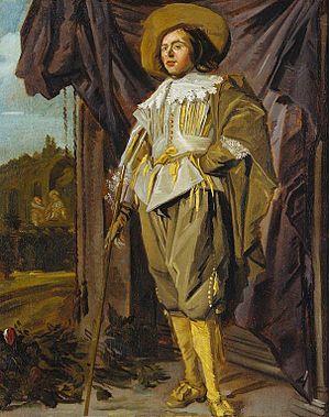 300x379 Standing Cavalier - Cavalier Painting