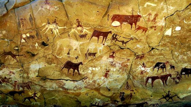660x371 Chad's Ancient Ennedi Cave Paintings Defaced - Cave Painting
