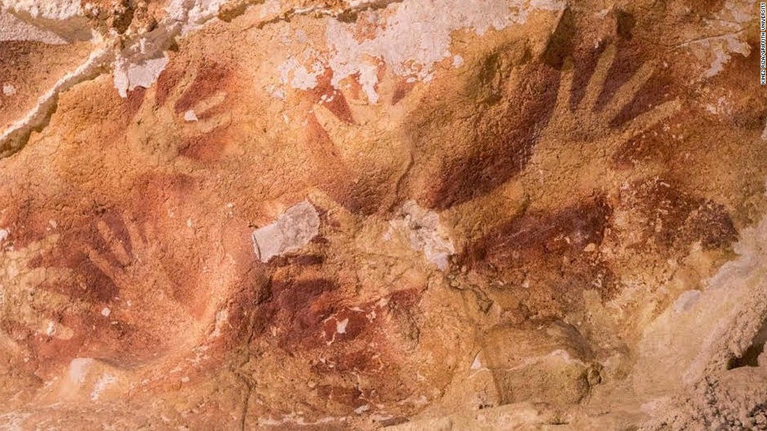 1100x619 In South Sulawesi, Find Some Of The World's Oldest Cave Art Cnn - Cave Painting