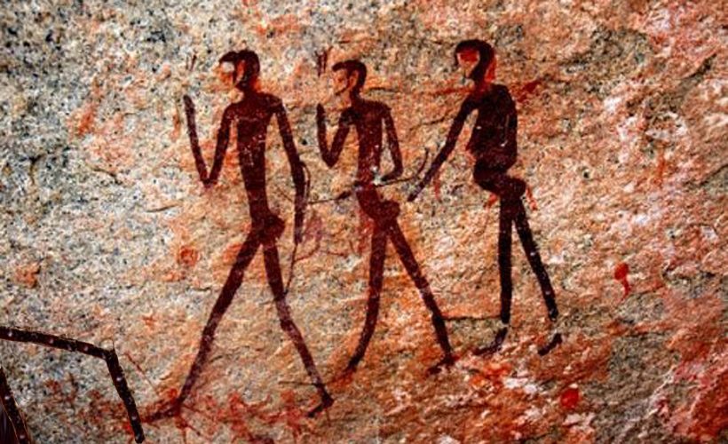 820x500 Reductress Cave Painting Shows Woman Moving Pile Of Clothes - Cave Painting