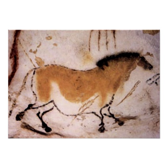 540x540 Dun Horse - Cave Painting Poster