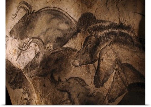 500x354 Javier Trueba Poster Print Wall Art Print Entitled Stone Age Cave - Cave Painting Poster