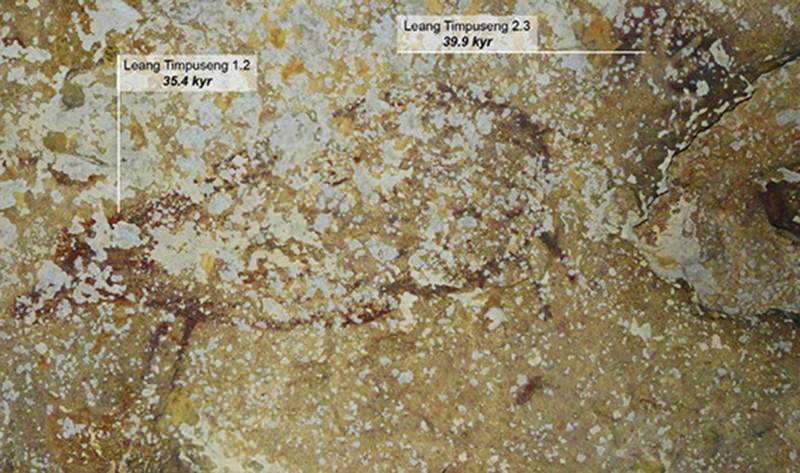 800x473 World's Oldest Hand Stencil Found In Indonesian Cave New Scientist - Cave Painting Prints