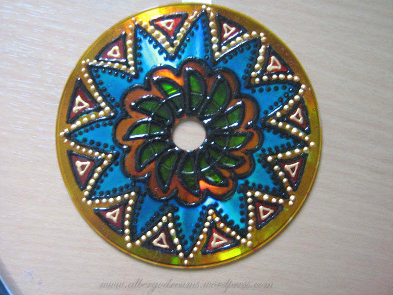 800x600 Cd Wall Hanging Albergo Dreams - Cd Painting