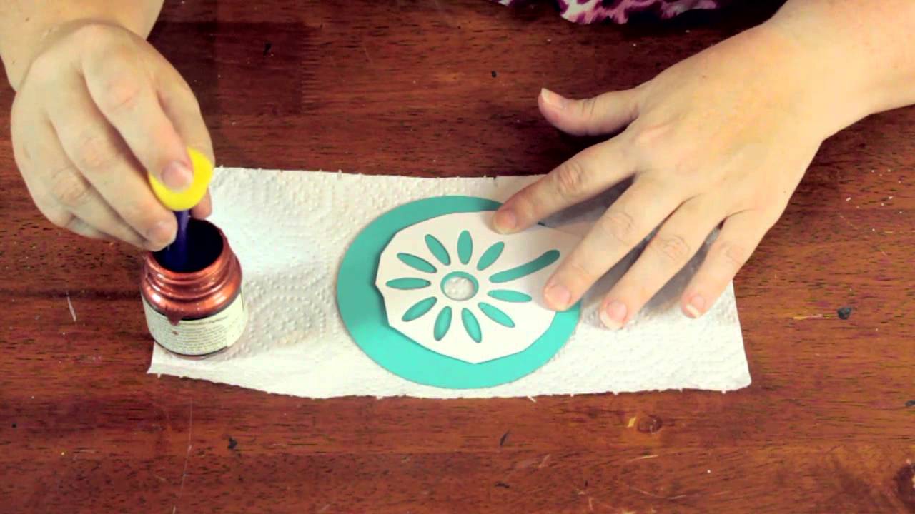 1280x720 How To Paint A Cd For Decor Crafty Tips - Cd Painting