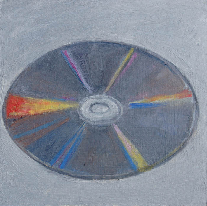 700x698 Playful Painter Cd Painting (7x7) - Cd Painting