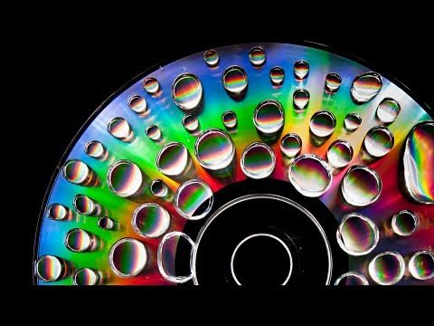 480x360 Psychedelic Cd Light Painting Photography Tutorial - Cd Painting