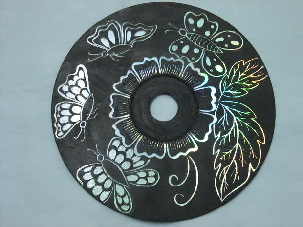 620x465 Cd Art 5 Steps - Cd Painting