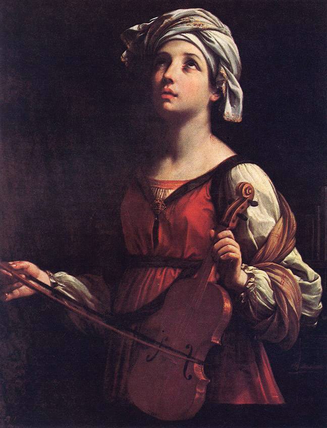 648x848 Guido Reni St Cecilia Painting Best Paintings For Sale - Cecilia Painting