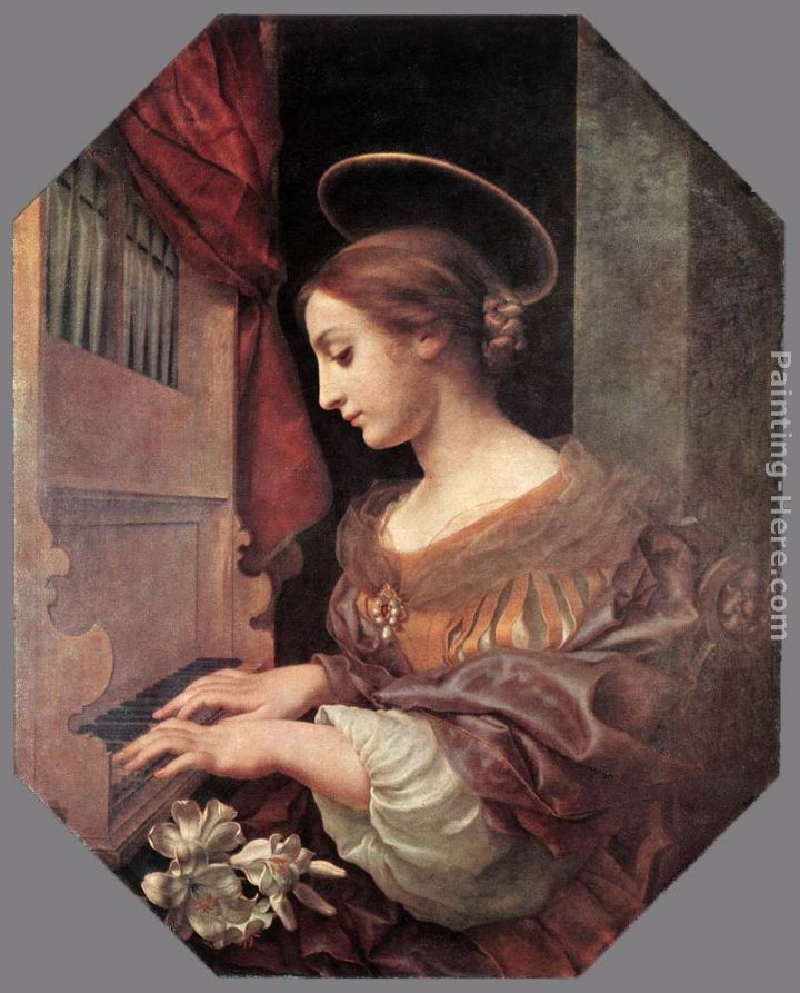 720x893 Carlo Dolci St Cecilia - Cecilia Painting