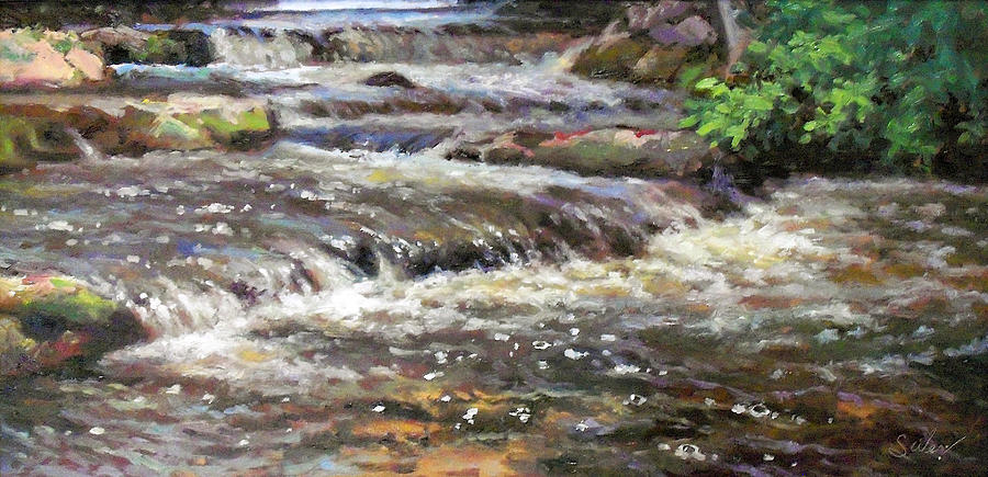 900x435 Cedar Creek Painting By Larry Seiler - Cedar Creek Collection Painting