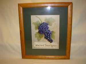 300x225 Vintage Cedar Creek Collection Framed Print Of Cabernet Sauvignon - Cedar Creek Collection Painting