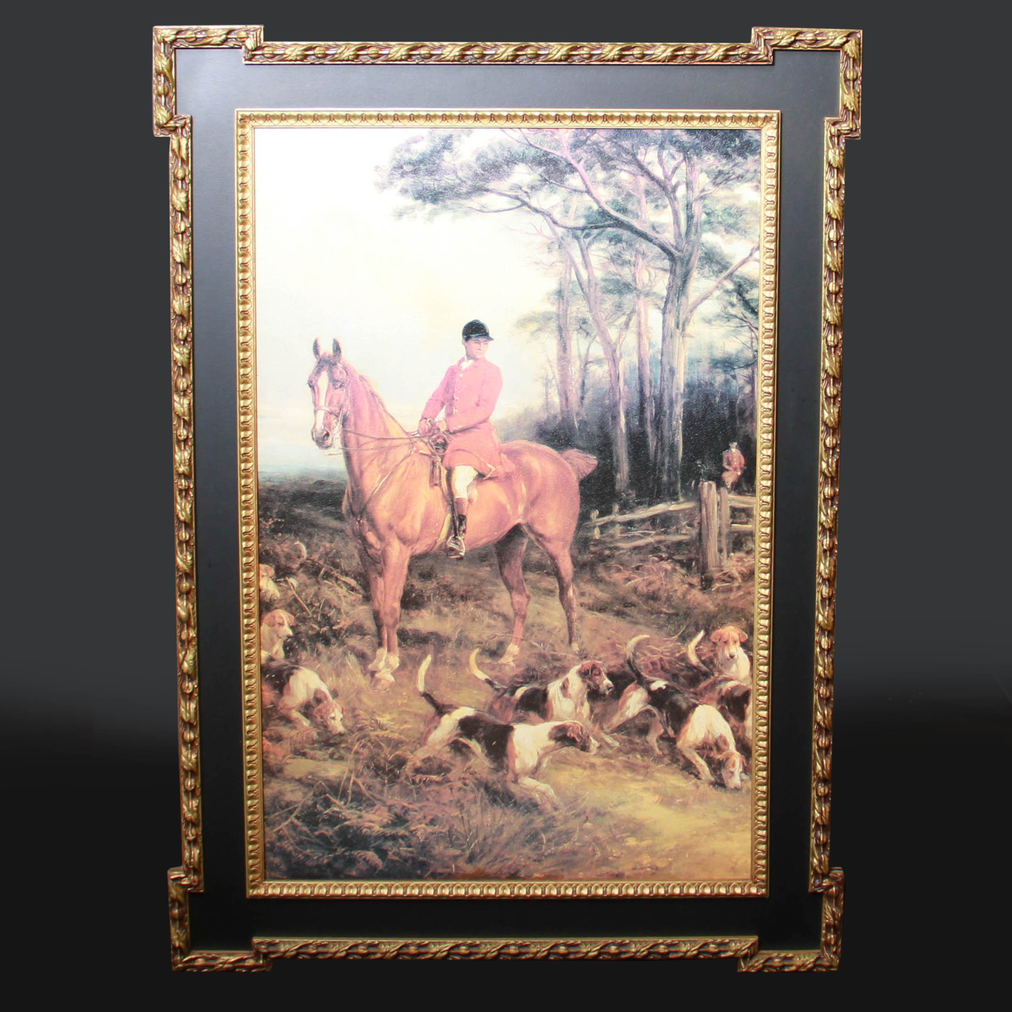 3456x3456 Cedar Creek English Fox Hunt Print On Canvas Ebth - Cedar Creek Collection Painting