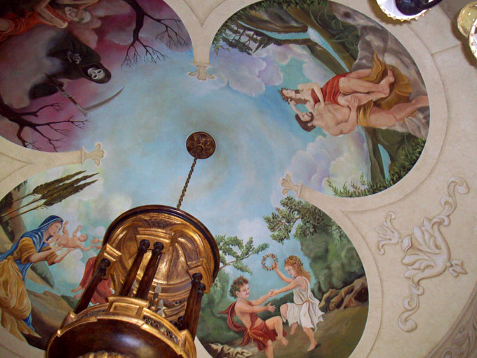 680x510 Hand Painted Ceiling Murals By Toro Art Designs - Ceiling Art Painting