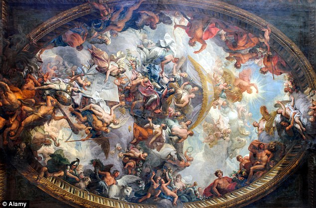 Ceiling Art Painting At Paintingvalley Com Explore Collection Of