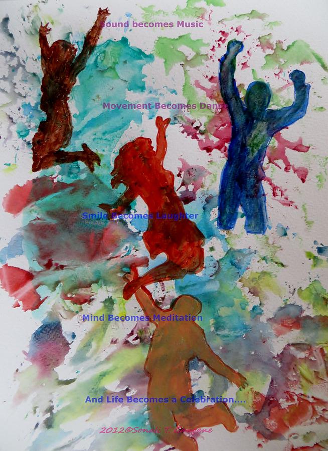 654x900 Celebrations Painting By Sonali Gangane - Celebration Painting