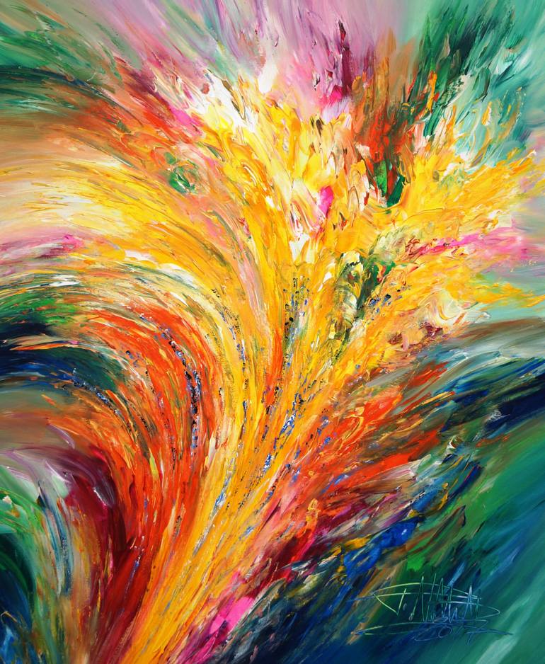 770x938 Saatchi Art Celebration M 3 Painting By Peter Nottrott - Celebration Painting