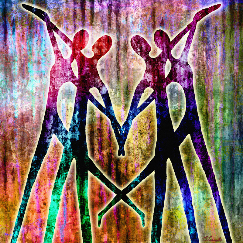 800x800 Abstract Art On Canvas Celebration - Celebration Painting