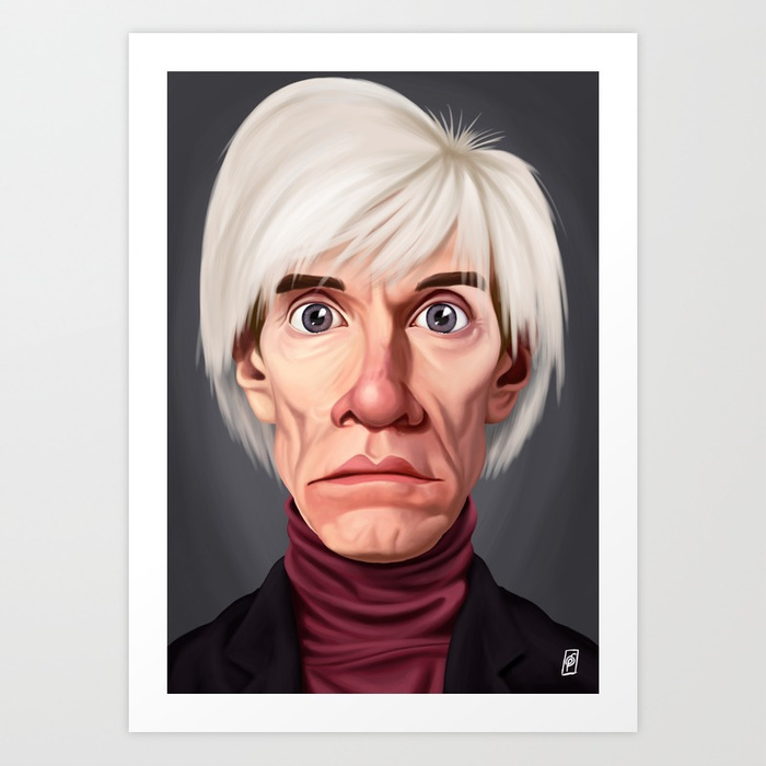 700x700 Celebrity Sunday ~ Andy Warhola Art Print By Robpsnow Society6 - Celebrity Painting