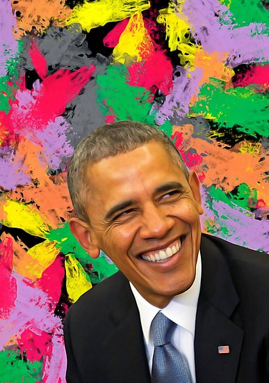 387x550 Obama - Celebrity Painting