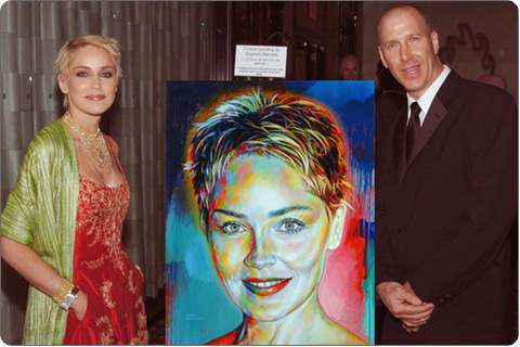 480x320 Celebrities Painted By Stephen Bennett Portrait Painter In New - Celebrity Painting