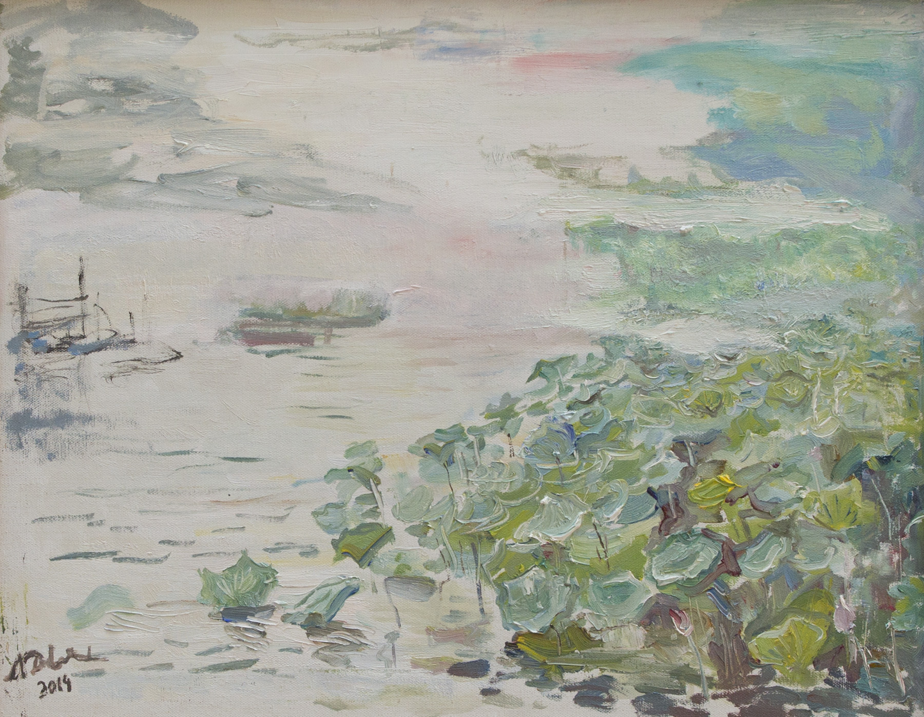 1800x1398 Lidia Davidenkova Contemporary Artist. Exclusive Modern - Celestial Kingdom Painting