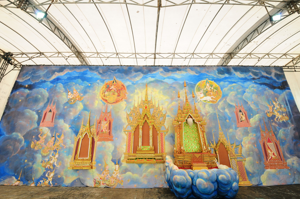 1000x664 On Stage With The Gods - Celestial Kingdom Painting