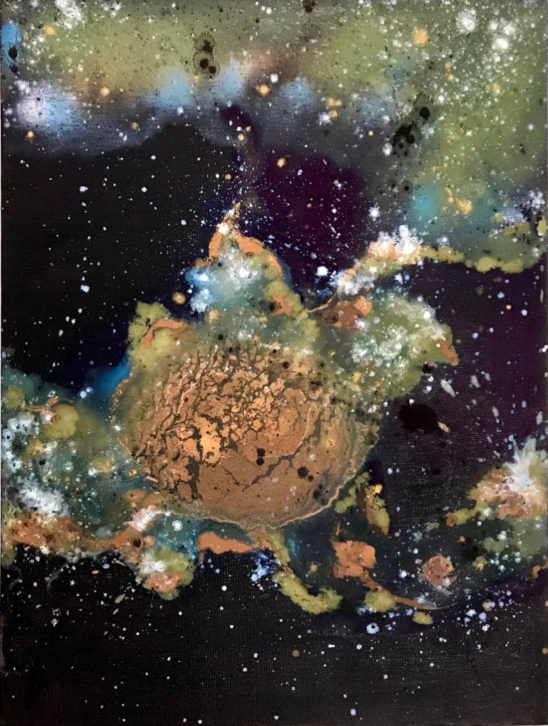 770x1021 Saatchi Art Celestial Painting By Lulu Frances - Celestial Kingdom Painting