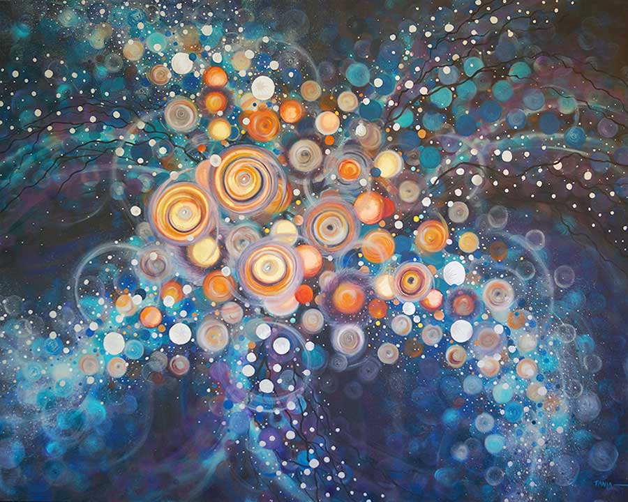 900x720 Celestial Oceans Tanja Groos Artist - Celestial Painting