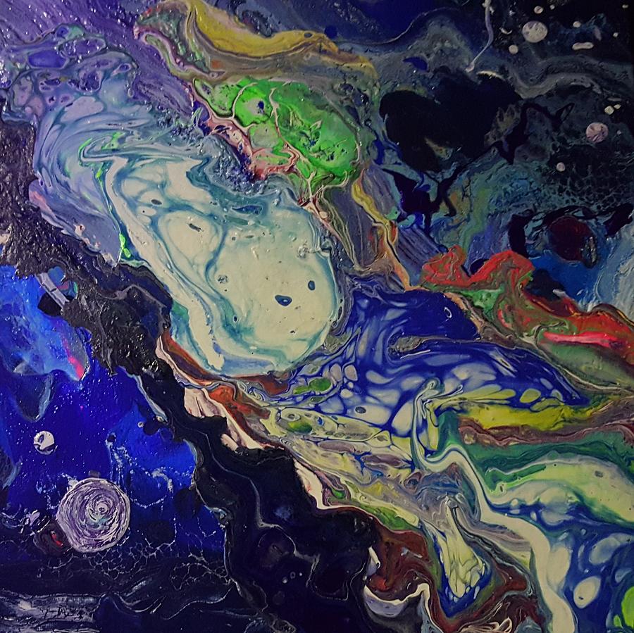 900x899 Celestial Painting By Lisa Inkster - Celestial Painting