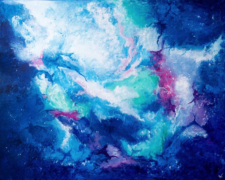 770x616 Saatchi Art Abstract Celestial Painting - Celestial Painting