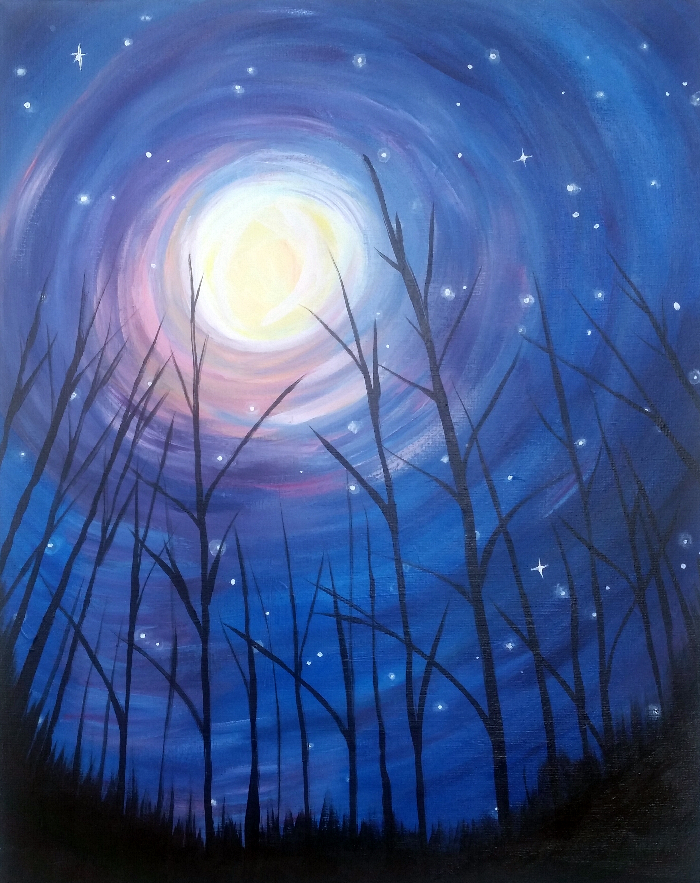 2754x3471 Celestial Evening Ardenwald Class Thurs Feb 9 2 400 - Celestial Painting