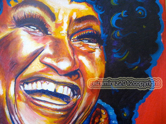 570x428 Celia Cruz Print High Resolution - Celia Cruz Painting