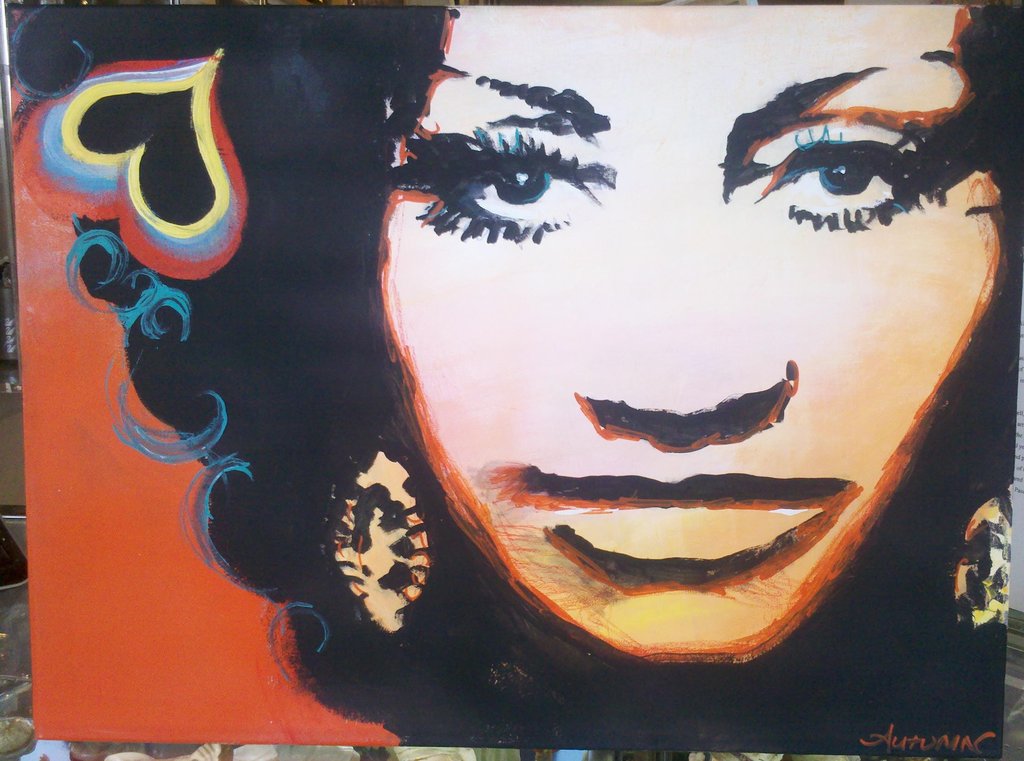 1024x761 Celia Cruz By Artworkbyautumn - Celia Cruz Painting